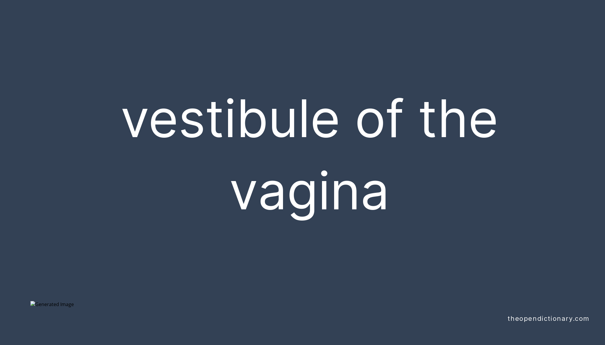 Vestibule Of The Vagina Meaning Of Vestibule Of The Vagina Definition Of Vestibule Of The